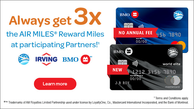 bmo air miles reward